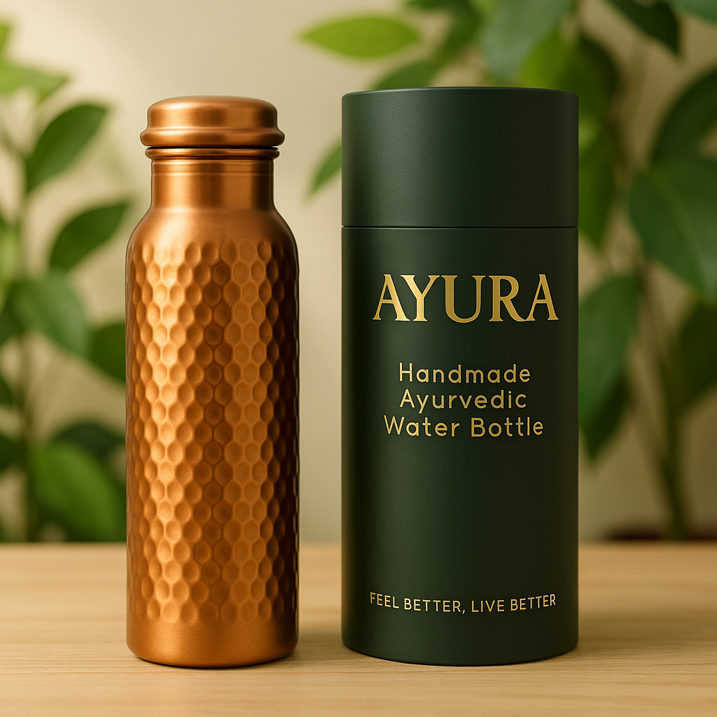 HydraAyur™ Copper Water Bottle