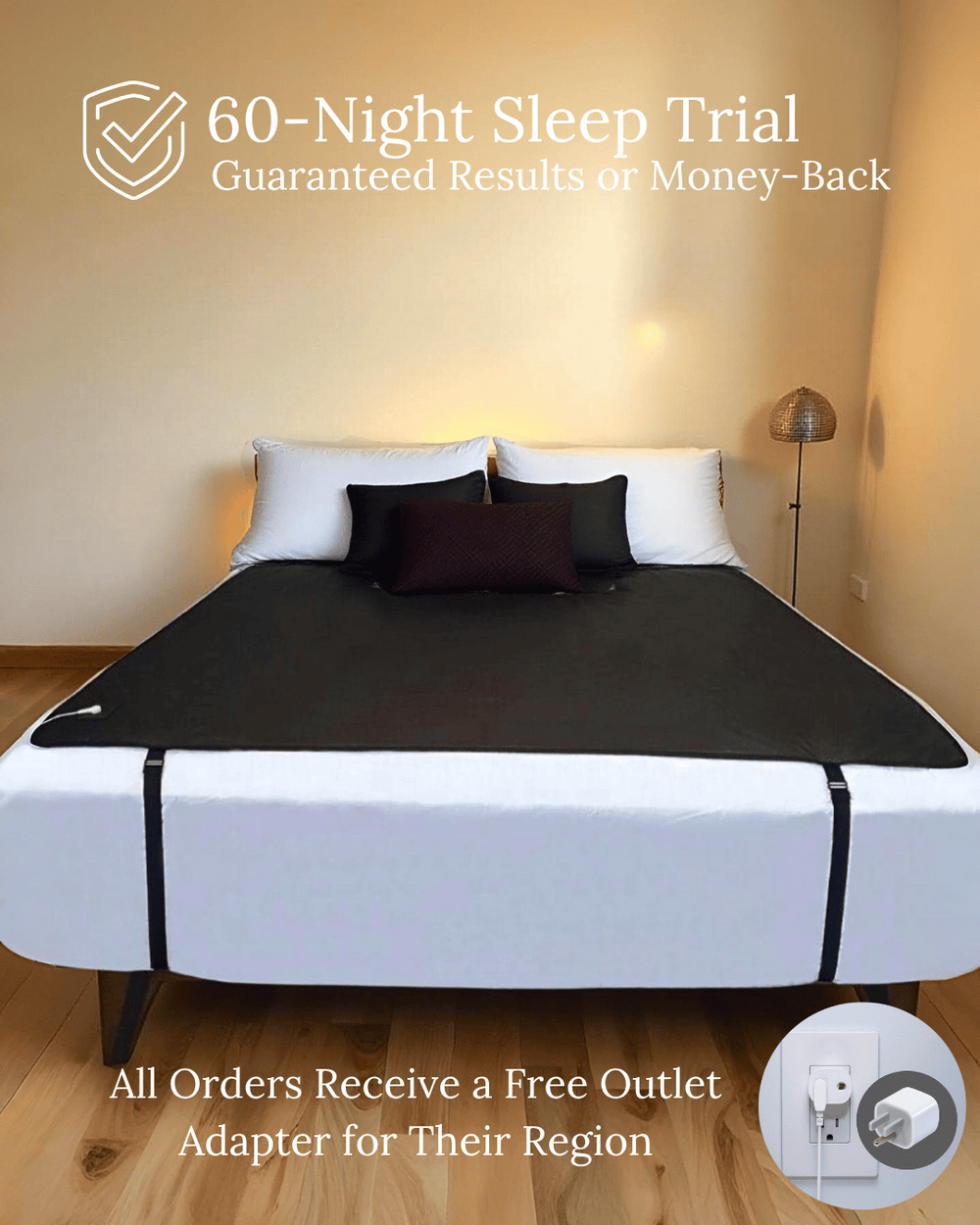 TappyMart™ Grounding Mattress Pad + Free Tester