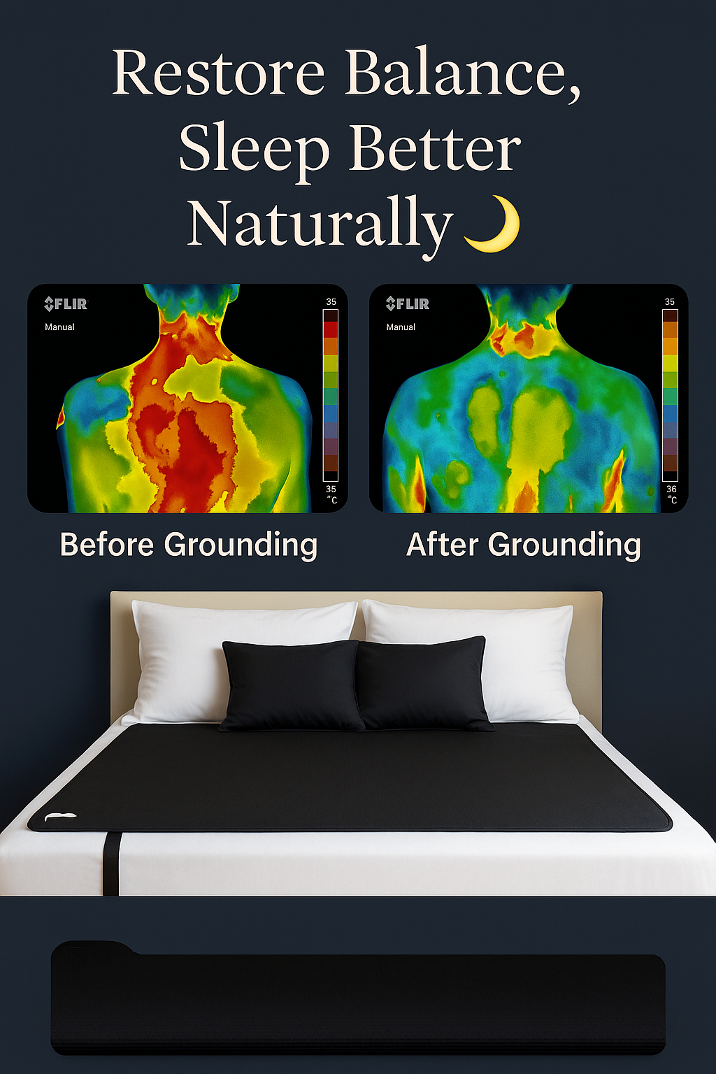 TappyMart™ Grounding Mattress Pad + Free Tester