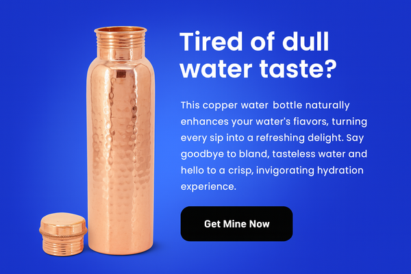 Elegant Copper Hydration Bottle