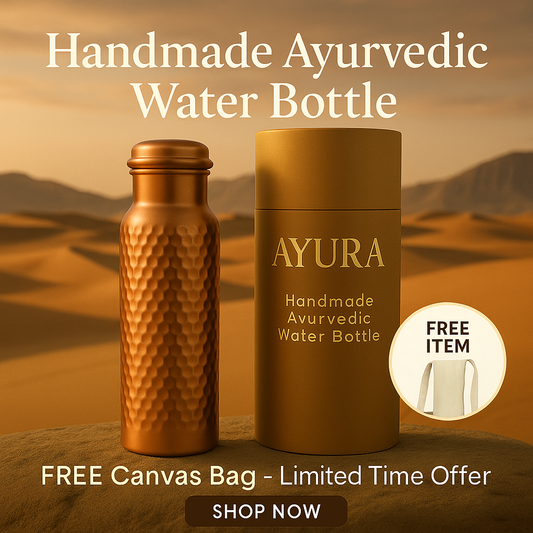 HydraAyur™ Copper Water Bottle